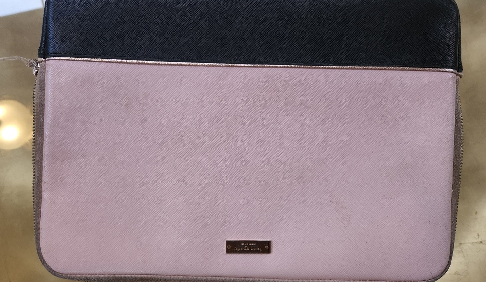 Kate Spade light pink laptop case cover